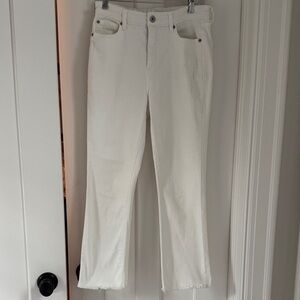 INC Denim White Jeans